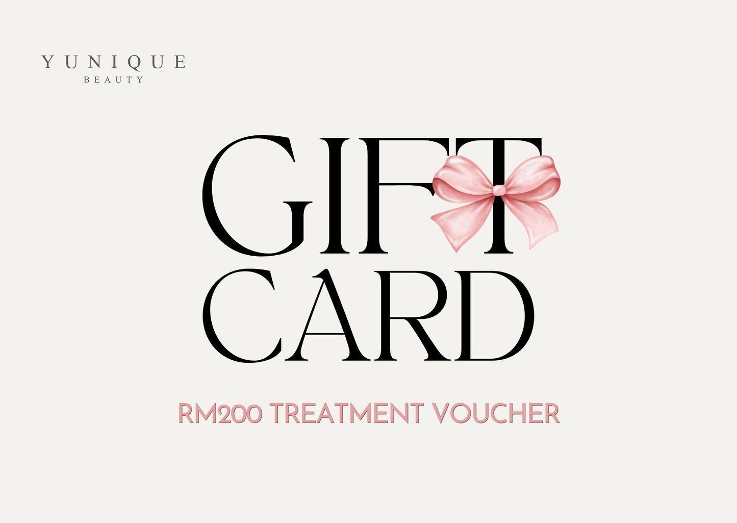 YUNIQUE Gift Card